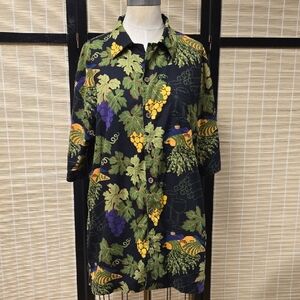 CHRIS'S Stuff Mens Collared Themed Button-up